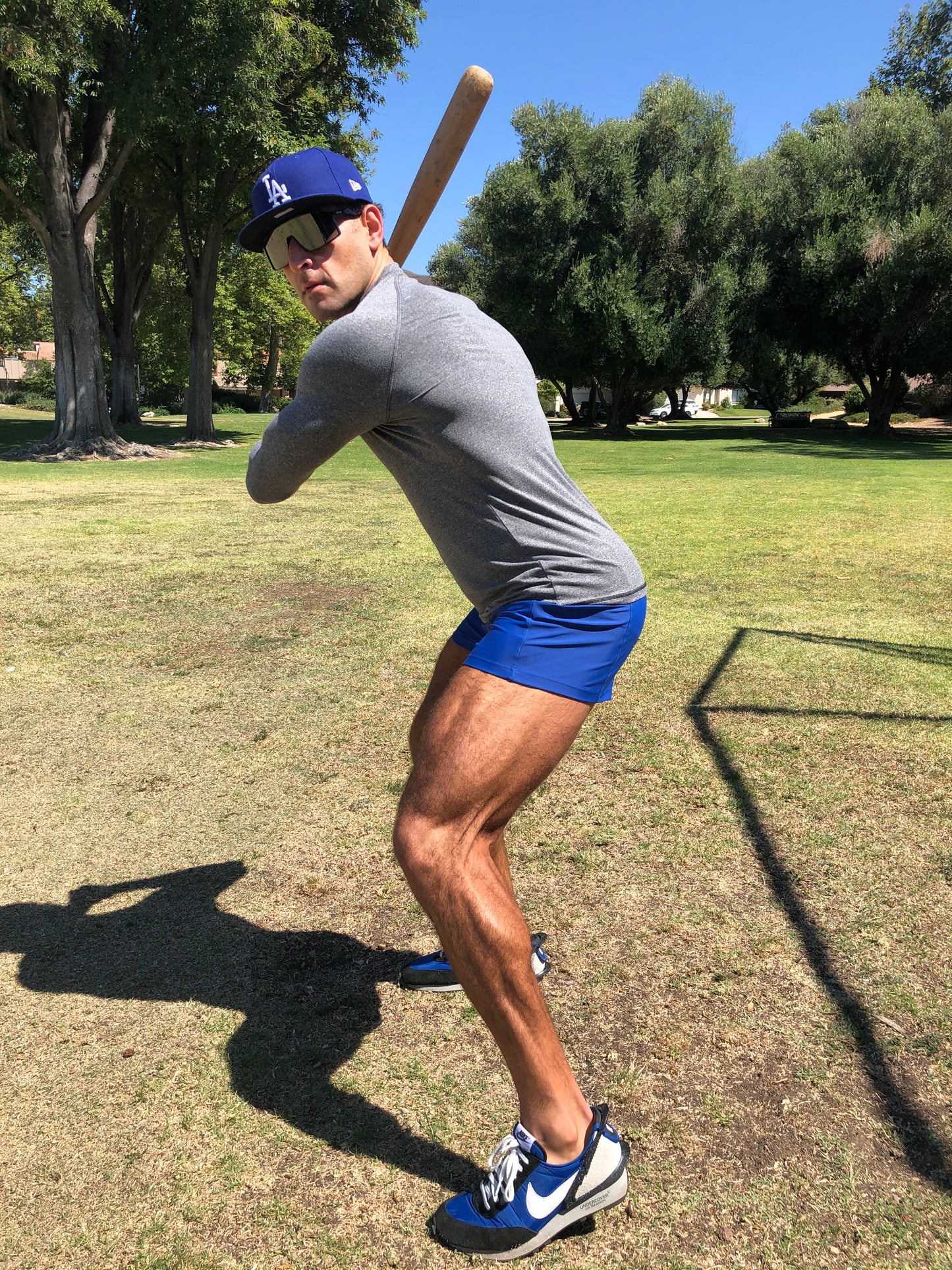 Juiced 3/4 Baseball Tee - Heathered Steel - FINAL SALE